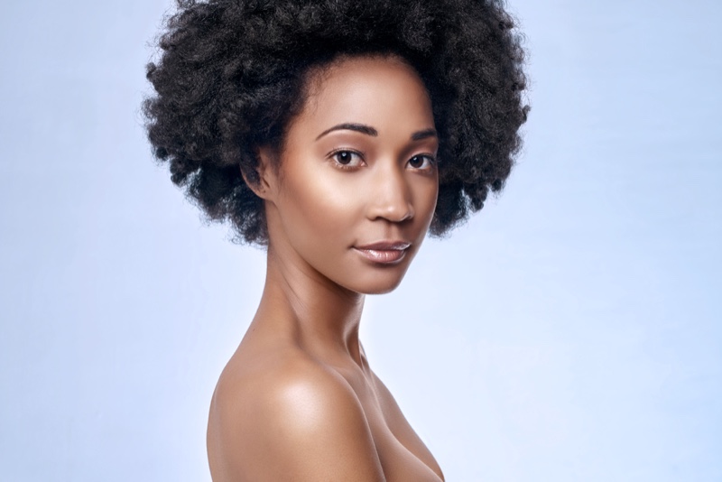 Black Model Afro Beauty