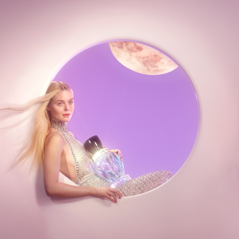 Elle Fanning Miu Miu Twist Eau Magnolia 2022 Campaign