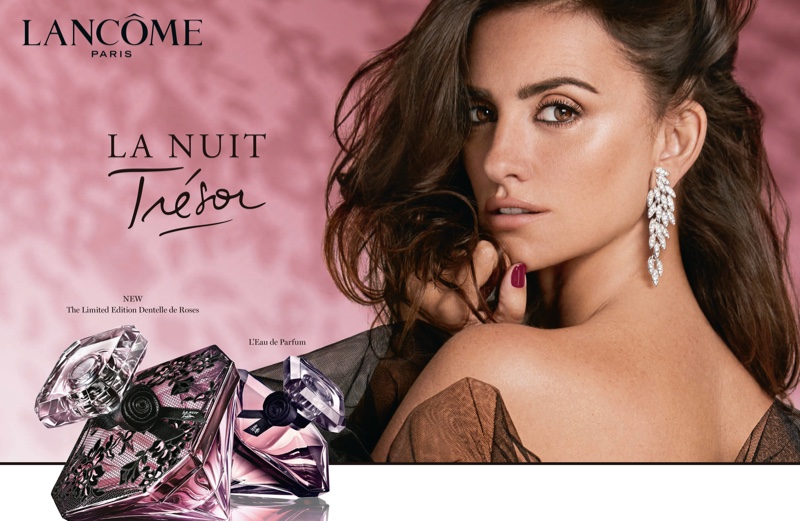 Lancome unveils La Nuit Trésor L’Eau de Parfum campaign featuring actress Penelope Cruz. Photo: Hunter & Gatti