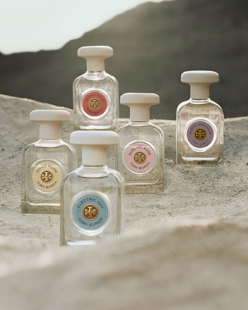 Tory Burch Essence Dreams Perfume Electric Sky Divine Moon Cosmic Wood Sublime Rose Mystic Geranium